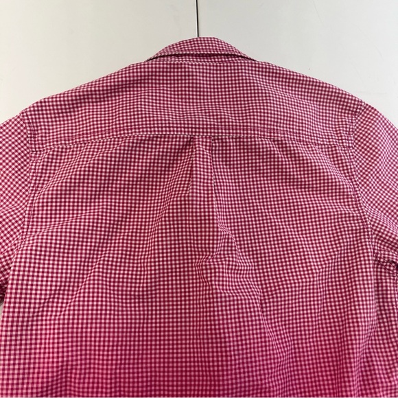 BILLIONAIRE BOYS CLUB Button Shirt Long Sleeve Astronaut Red Checkered Men’s M - Picture 12 of 12